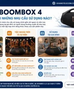 JBL Boombox 4 Có Phù Hợp Với Những Nhu Cầu Sử Dụng Nào?