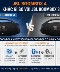 JBL Boombox 4 Khác Gì So Với JBL Boombox 3?