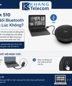 Jabra Speak 510: Giá Tốt, Bluetooth, USB, Phòng Họp Nhỏ