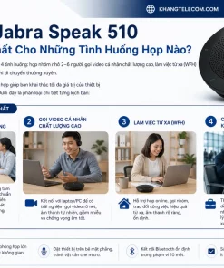 Jabra Speak 510: Giá Tốt, Bluetooth, USB, Phòng Họp Nhỏ