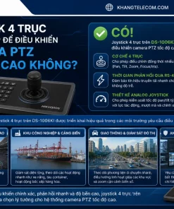 Bàn Điều Khiển Camera IP DS-1006KI: Joystick 4 Trục, RS-485