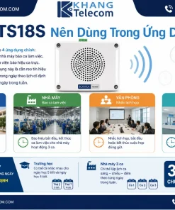 Công Tắc Hẹn Giờ KAWA TS18S: 36 Chu Kỳ, 1-99s, Chuông Điện