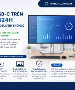Màn Hình Dell U2424H: UltraSharp, 120Hz, sRGB, DCI-P3