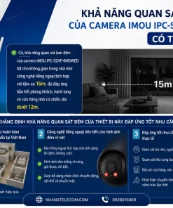 Camera IMOU IPC-S2XP-6M0WED: 3MP+3MP, 2 Mắt, Wi-Fi