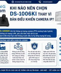 Bàn Điều Khiển Camera IP DS-1006KI: Joystick 4 Trục, RS-485