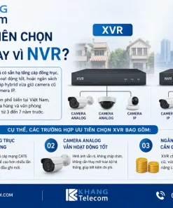 Khi Nào Nên Chọn Đầu Ghi XVR Thay Vì NVR?