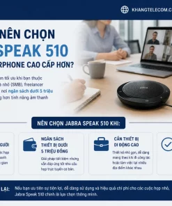 Jabra Speak 510: Giá Tốt, Bluetooth, USB, Phòng Họp Nhỏ