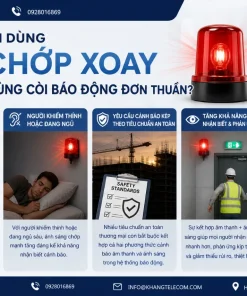Đèn Chớp Xoay Báo Động Picotech PCA-SD304: Có Dây, DC12V, 110dB