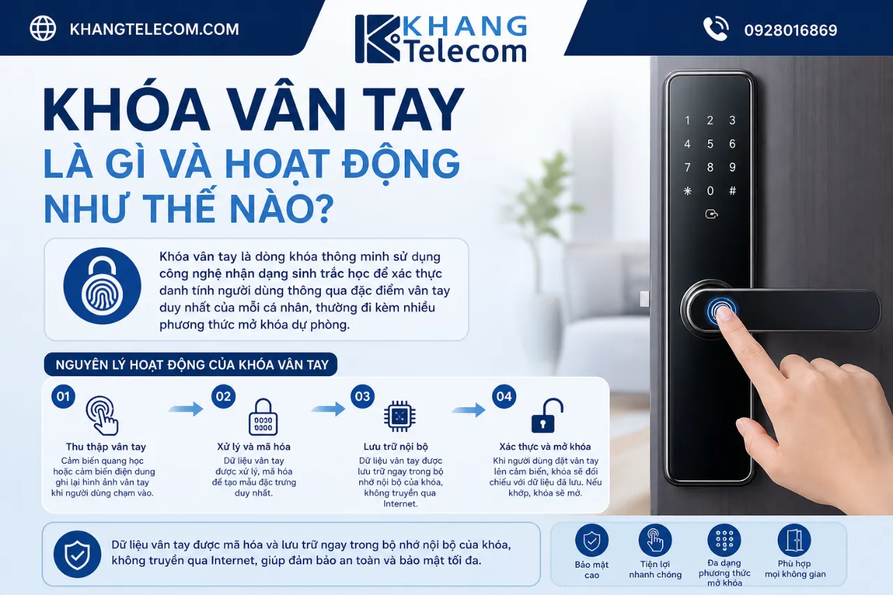 Khóa Vân Tay Là Gì và Hoạt Động Như Thế Nào?