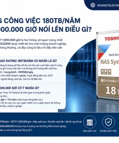 Ổ Cứng Chuyên Dụng Toshiba HDWG480UZSVA: 8TB, SATA, CMR, 7200RPM