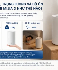 Kích Thước, Trọng Lượng Và Độ Ồn Của Xiaomi Mijia 3 Như Thế Nào?