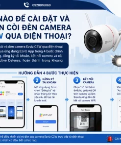 Camera Wifi Ezviz CS-CV310 C3W: Ngoài Trời, Độ Phân Giải, Còi Đèn