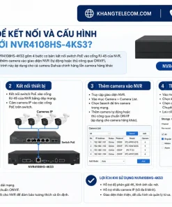 Làm Thế Nào Để Kết Nối Và Cấu Hình Camera IP Với NVR4108HS-4KS3?