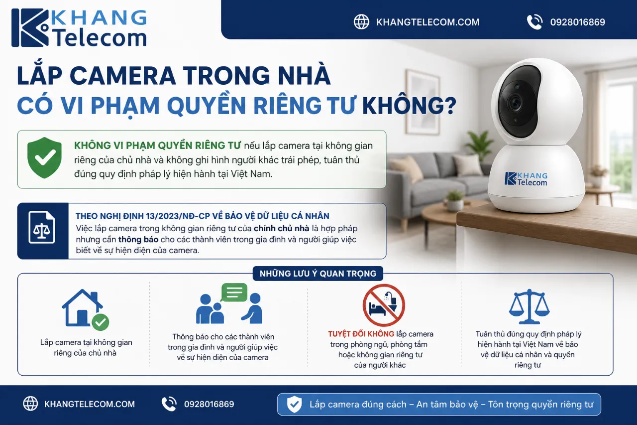 Lắp Camera Trong Nhà Có Vi Phạm Quyền Riêng Tư Không?