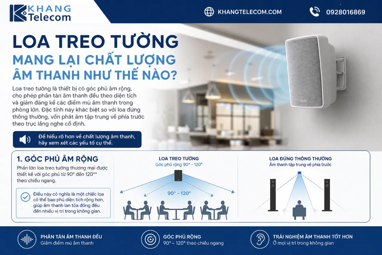 Loa Treo Tường Mang Lại Chất Lượng Âm Thanh Như Thế Nào?