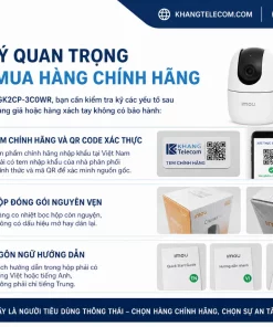 IMOU IPC-GK2CP-3C0WR: Giá Bán, Quay Quét 360°, AI Phát Hiện Người