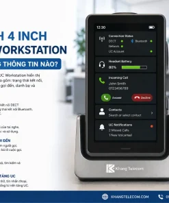 Tai Nghe Yealink WH67 1308041: DECT, Màn 4 Inch, Bluetooth