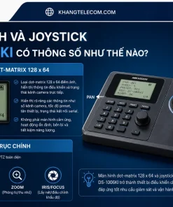 Bàn Điều Khiển Camera IP DS-1006KI: Joystick 4 Trục, RS-485