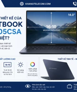 Laptop P5405CSA-NZ0450WS: ExpertBook P5, Core Ultra 5, RAM 16GB