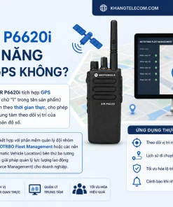 Máy Bộ Đàm Motorola XiR P6620i: Analog Digital, DMR, IP67
