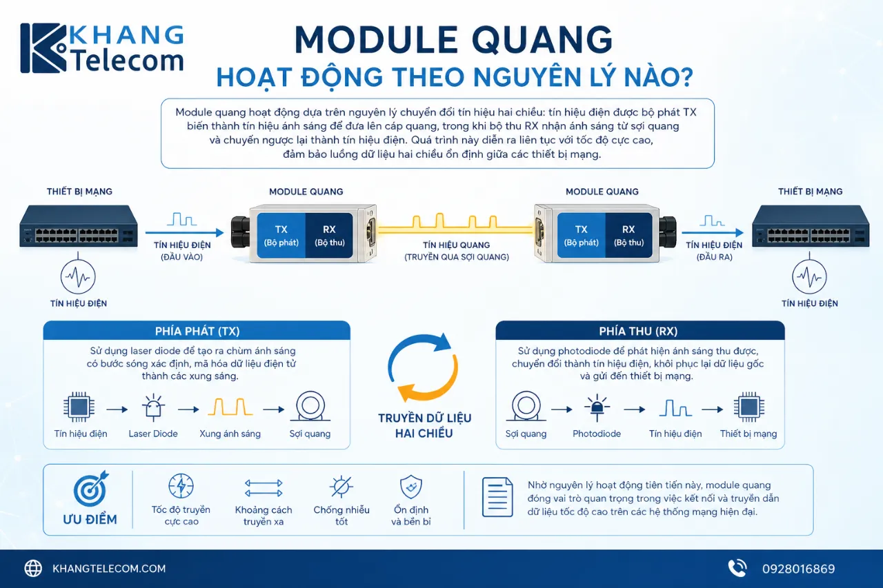 Module Quang Hoạt Động Theo Nguyên Lý Nào?