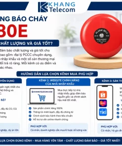 Chuông Báo Cháy AB380E: Giá Bán, Kết Nối Hệ Thống, Cảnh Báo Nhanh