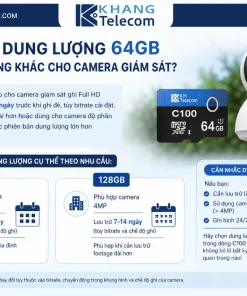 Thẻ Nhớ Dahua DHI-TF-C100 64GB: 95MB/s, C10, V30