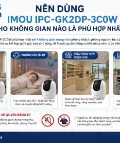 IMOU IPC-GK2DP-3C0W: Quay Quét 360°, Theo Dõi AI, Xem Từ Xa