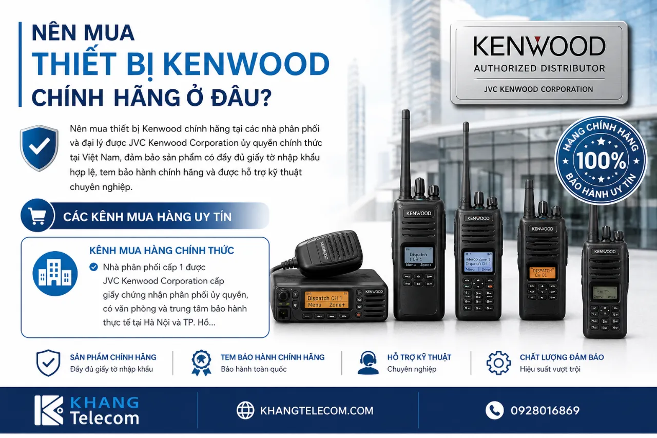 Nên Mua Thiết Bị Kenwood Chính Hãng Ở Đâu?