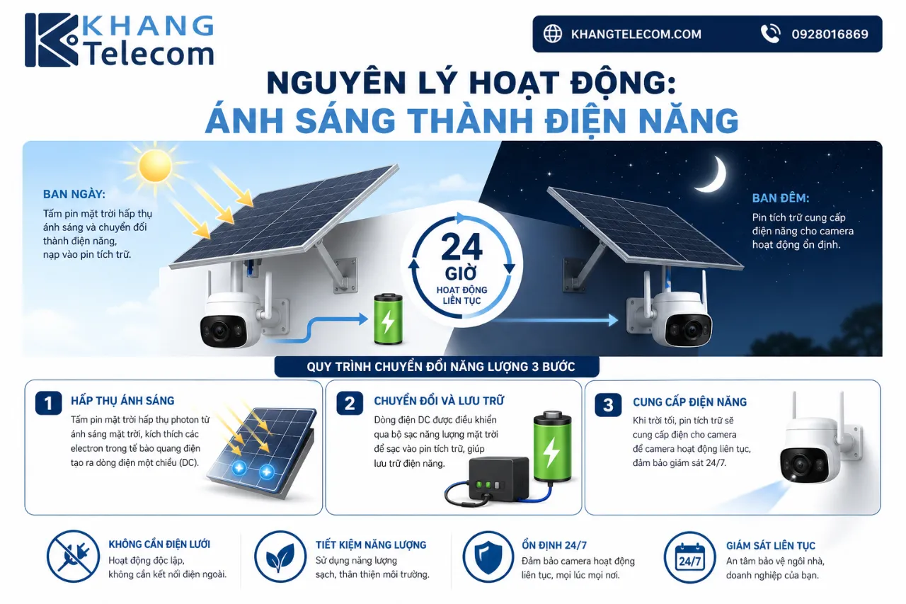 Nguyên Lý Hoạt Động: Ánh Sáng Thành Điện Năng