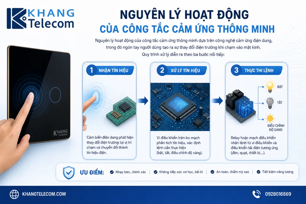 Nguyên Lý Hoạt Động Của Công Tắc Cảm Ứng Thông Minh