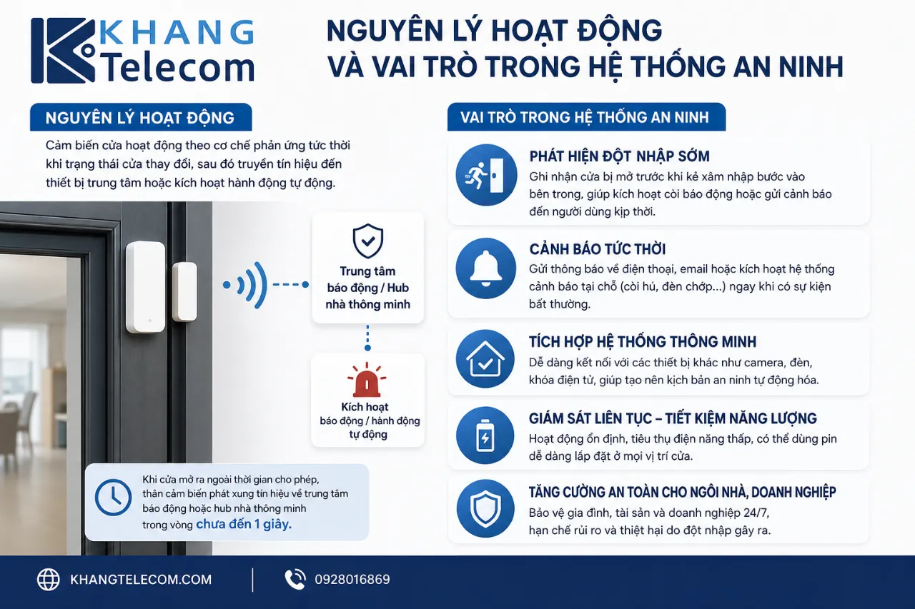 Nguyên lý hoạt động và vai trò trong hệ thống an ninh