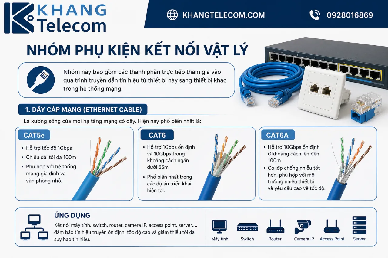 Nhóm phụ kiện kết nối vật lý