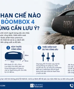 Những Hạn Chế Nào Của JBL Boombox 4 Người Dùng Cần Lưu Ý?