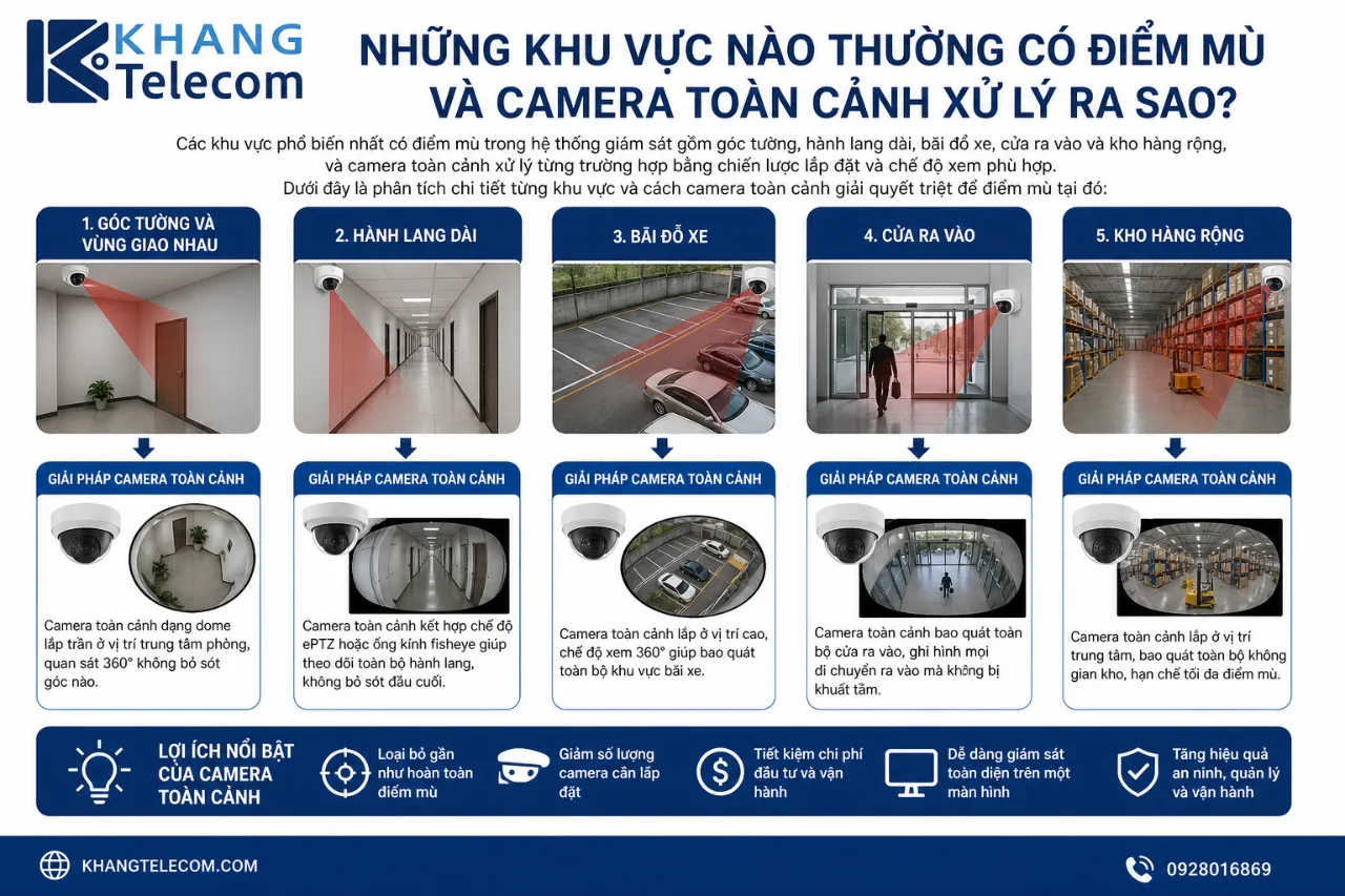 Những Khu Vực Nào Thường Có Điểm Mù Và Camera Toàn Cảnh Xử Lý Ra Sao?