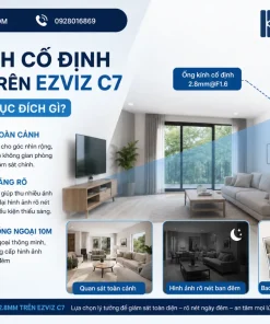Camera 2 Ống Kính EZVIZ C7: 2K+ Kép, WiFi 6, H.265, Theo Dõi AI