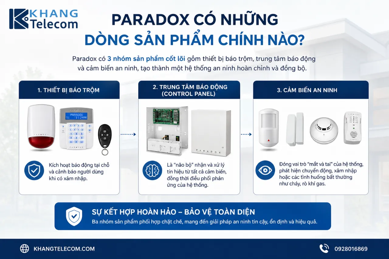 Paradox Có Những Dòng Sản Phẩm Chính Nào?