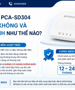 Đèn Chớp Xoay Báo Động Picotech PCA-SD304: Có Dây, DC12V, 110dB