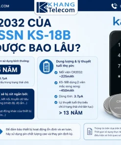 Nút Khẩn Không Dây Karassn KS-18B: 433MHz, 500m, Pin CR2032