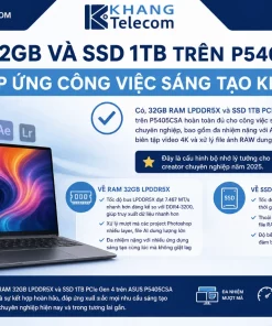 P5405CSA-NZ0017W: Core Ultra 7, RAM 32GB, SSD 1TB, WQXGA