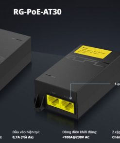 RG-POE-AT30 Cấp Nguồn PoE Hoạt Động Như Thế Nào?