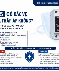 Công Tắc Bảo Vệ RT8-05: 3 Pha, Mất/Đảo Pha, Quá/Thấp Áp