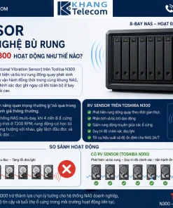 Ổ Cứng Chuyên Dụng Toshiba HDWG480UZSVA: 8TB, SATA, CMR, 7200RPM