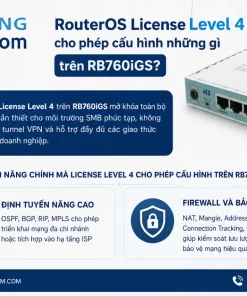 Router MikroTik RB760iGS: 5 Gigabit, SFP, PoE Out