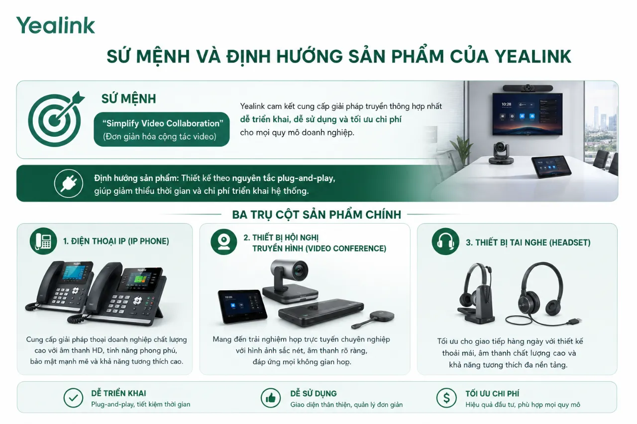 Sứ Mệnh Và Định Hướng Sản Phẩm Của Yealink