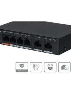 Switch Dahua PFS3006-4ET-60 4 Port PoE Có Thông Số Kỹ Thuật Gì?