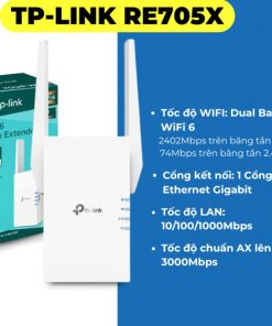 TP-Link RE705X Có Hỗ Trợ WiFi 6 AX3000 Không?
