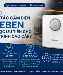 Công Tắc THEBEN TheLuxa S180 WH: PIR 180°, 12m, IP55