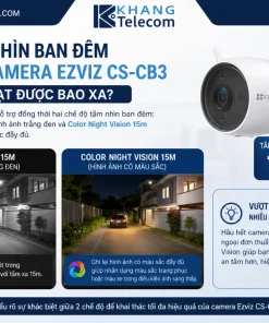 Camera Ezviz Dùng Pin CS-CB3-R100-2D2WFL: 2MP, H.265, Pin 5200mAh