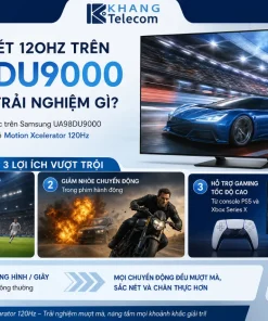 Smart Tivi 4K 98 Inch Samsung UA98DU9000: Crystal UHD, 120Hz, Tizen